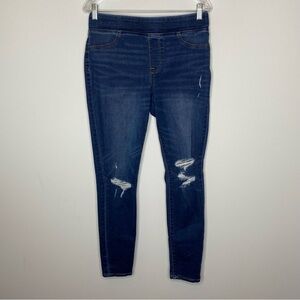Old Navy Rockstar Mid Rise Distressed Jeggings